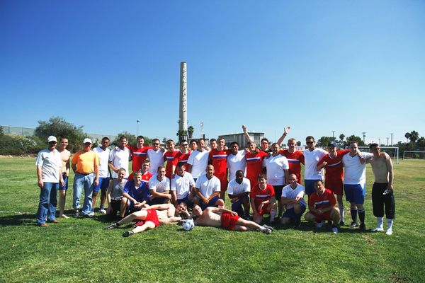 Товарищеский футбольный матч между командами УПС «Паллада» и БОХР США